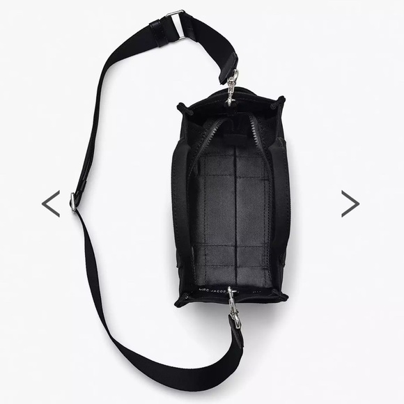 Marc Jacobs The Canvas Small Tote Bag Black Crossbody Bag Authentic - Picture 10 of 15